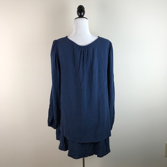 Free People Made in Philadelphia Blue Beck Dress - Picture 3 of 4